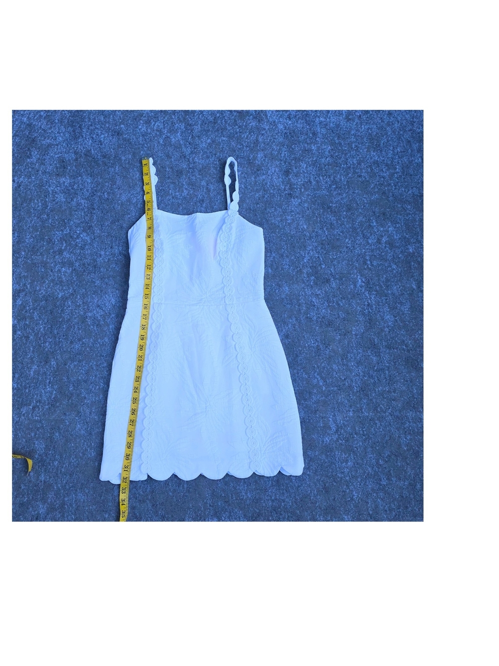 Lilly Pulitzer Resort‎ White Palm Paradise Pucker Jacquard Romper Dress 0 - Picture 11 of 14